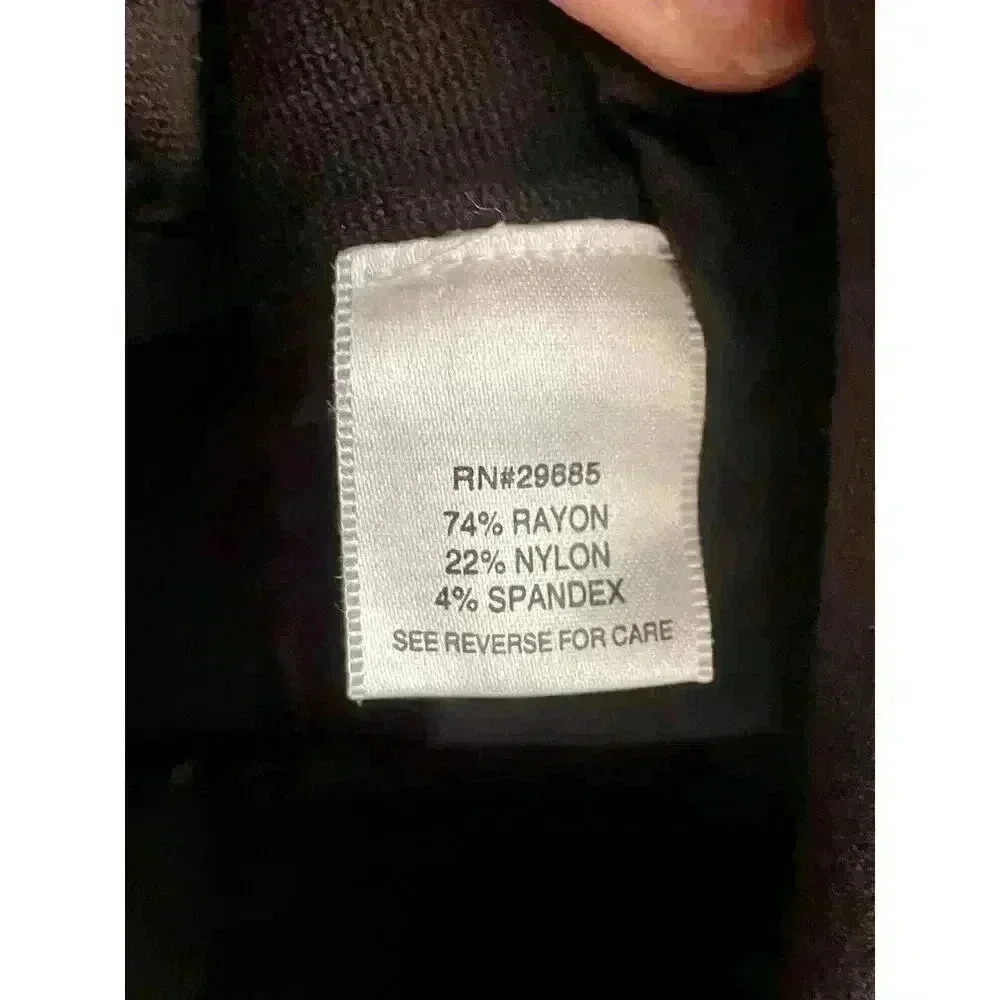 Women's Pendleton Black Rayon / Nylon Double-Breasted Blazer Jacket Size 4 EUC - Picture 5 of 8